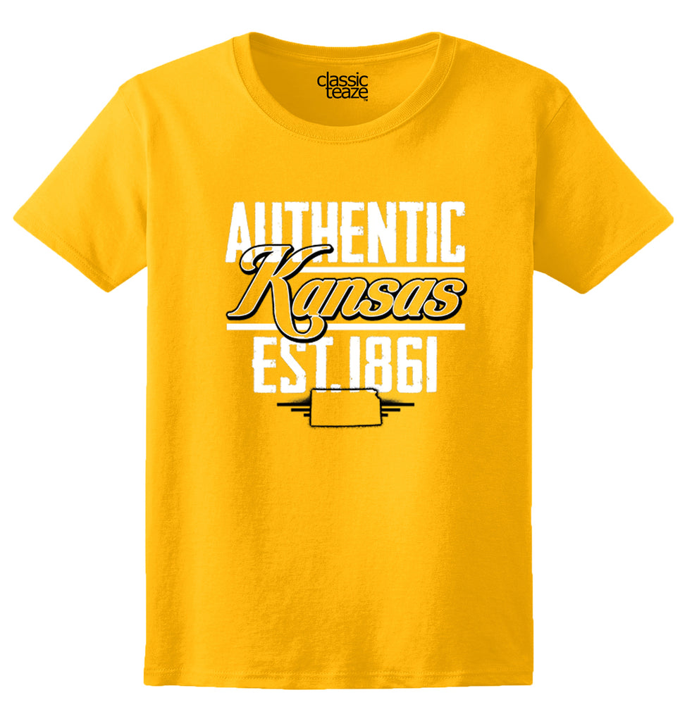 Kansas State - Map Printed Missy Fit T-Shirt