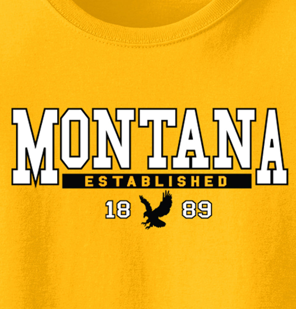 Montana State - Location Printed Missy Fit T-Shirt