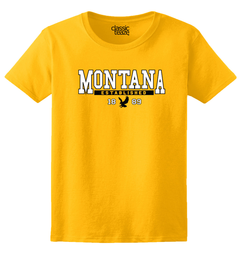 Montana State - Location Printed Missy Fit T-Shirt