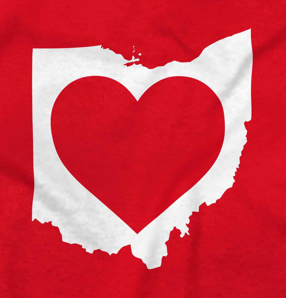 Heart Ohio Ladies T-Shirt