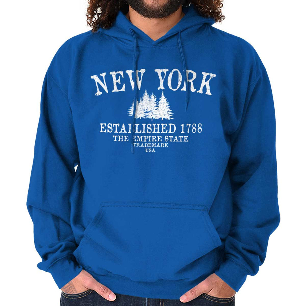 New York State - Trademark Printed Hooded Sweatshirt – Brisco USA