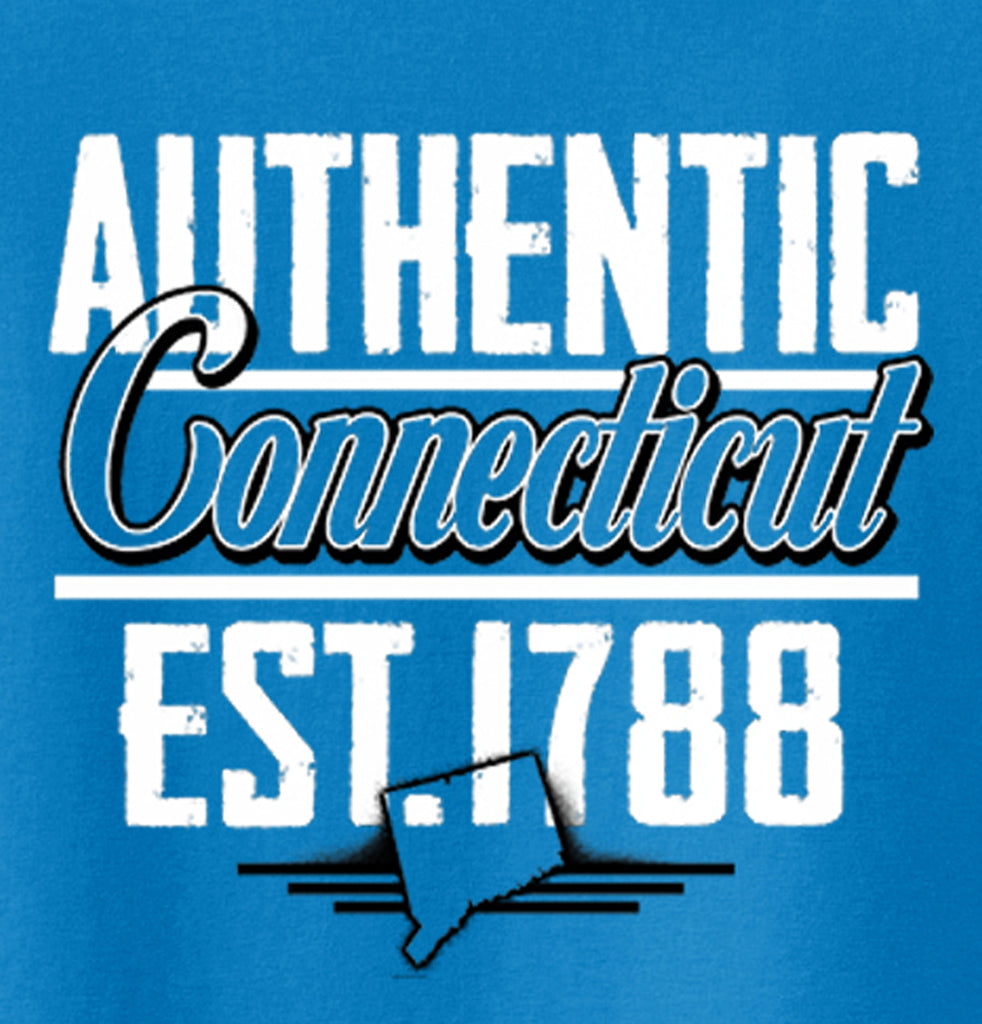 Connecticut State - Map Printed Missy Fit T-Shirt