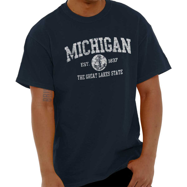 Hometown/State/Michigan Heavy Cotton T-Shirt | – Brisco USA