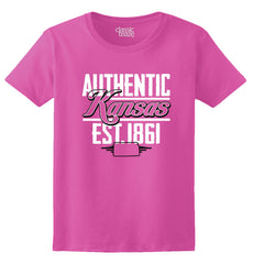 Kansas State - Map Printed Missy Fit T-Shirt