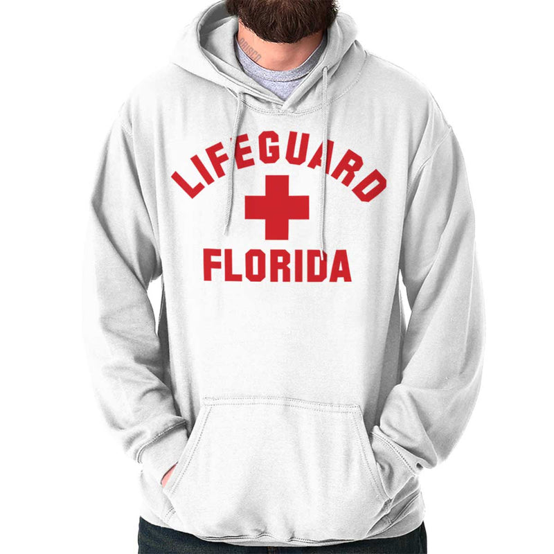 White lifeguard outlet hoodie