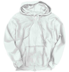 White | Zip Hoodie | Christian Gifts Hoodie | Christian Strong
