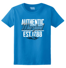 Maryland State - Map Printed Missy Fit T-Shirt