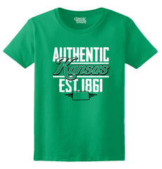 Kansas State - Map Printed Missy Fit T-Shirt