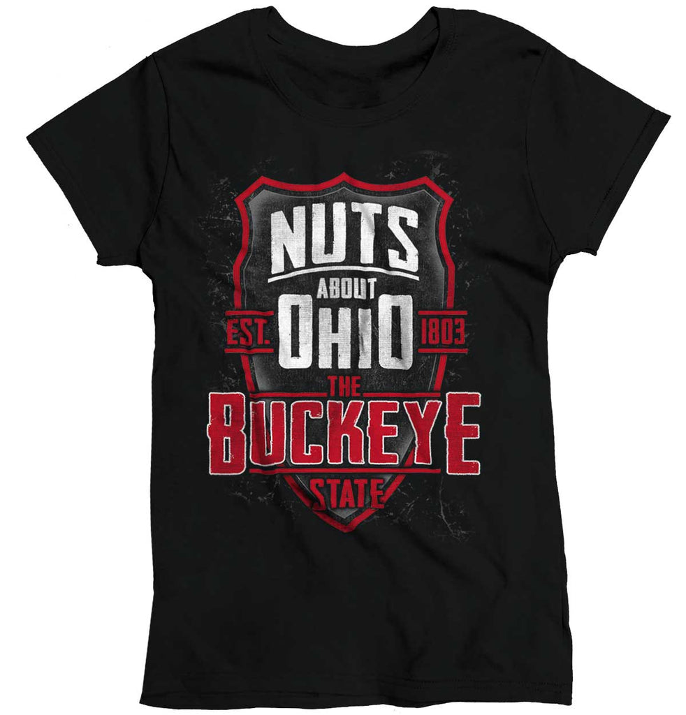 Nuts about Ohio Ladies T-Shirt