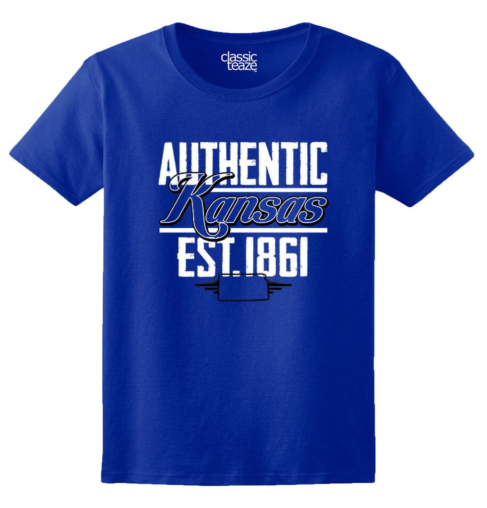 Kansas State - Map Printed Missy Fit T-Shirt